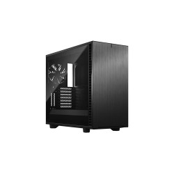 Fractal Design Define 7 Dark (E-atx) Mid Tower Cabinet With Tempered Glass Side Panel (Black) - FD-C-DEF7A-03 Fractal Design Define 7 Dark (E-atx) Mid Tower Cabinet With Tempered Glass Side Panel (Black) - FD-C-DEF7A-03