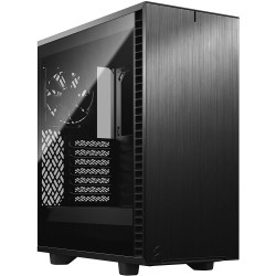 Fractal Design Define 7 Compact Dark (Atx) Mid Tower Cabinet With Tempered Glass Side Panel (Black) - FD-C-DEF7C-02 Fractal Design Define 7 Compact Dark (Atx) Mid Tower Cabinet With Tempered Glass Side Panel (Black) - FD-C-DEF7C-02