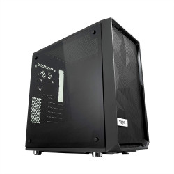 FRACTAL DESIGN MESHIFY C MINI DARK (M-ATX) MINI TOWER CABINET WITH TEMPERED GLASS SIDE PANEL (BLACK) - FD-CA-MESH-C-MINI-BKO-TGD FRACTAL DESIGN MESHIFY C MINI DARK (M-ATX) MINI TOWER CABINET WITH TEMPERED GLASS SIDE PANEL (BLACK) - FD-CA-MESH-C-MINI-BKO-TGD
