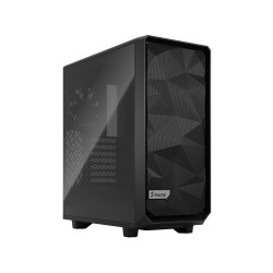Fractal Design Meshify 2 Compact Black ATX Flexible High-Airflow Light Tinted Tempered Glass Window Mid Tower Computer Case - FD-C-MES2C-03 Fractal Design Meshify 2 Compact Black ATX Flexible High-Airflow Light Tinted Tempered Glass Window Mid Tower Computer Case - FD-C-MES2C-03