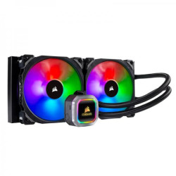 CORSAIR Hydro Series, H115i RGB PLATINUM, 280mm, 2 x ML PRO 140mm RGB PWM Fans, RGB Lighting & Fan Control w/ Software, Liquid CPU Cooler - CW-9060038-WW CORSAIR Hydro Series, H115i RGB PLATINUM, 280mm, 2 x ML PRO 140mm RGB PWM Fans, RGB Lighting & Fan Control w/ Software, Liquid CPU Cooler - CW-9060038-WW