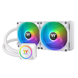 Thermaltake TH240 ARGB Sync Snow Edition - All-In-One Liquid Cooling System - ARGB Fan 120*2 - White CL-W301-PL12SW-A Thermaltake TH240 ARGB Sync Snow Edition - All-In-One Liquid Cooling System - ARGB Fan 120*2 - White CL-W301-PL12SW-A