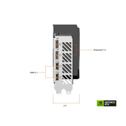 Gigabyte Aorus RTX 4060 Ti Elite 8GB GDDR6 Graphics Card GV-N406TAORUS E-8GD Gigabyte Aorus RTX 4060 Ti Elite 8GB GDDR6 Graphics Card GV-N406TAORUS E-8GD