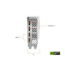 Gigabyte RTX 4060 Ti Aero OC 8GB GDDR6 Graphics Card GV-N406TAERO OC-8GD