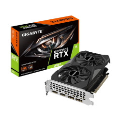 Gigabyte RTX 3050 Windforce OC 6GB GDDR6 Graphics Card GV-N3050WF2OC-6GD Gigabyte RTX 3050 Windforce OC 6GB GDDR6 Graphics Card GV-N3050WF2OC-6GD