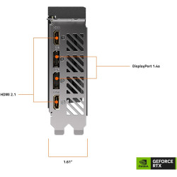 GIGABYTE RTX 4060 Ti WINDFORCE OC 16GB GDDR6 Graphics Card GV-N406TWF2OC-16GD GIGABYTE RTX 4060 Ti WINDFORCE OC 16GB GDDR6 Graphics Card GV-N406TWF2OC-16GD