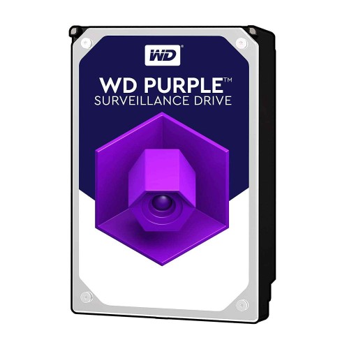 Western Digital WD Purple Disque dur interne pour la vidéo surveillance 6To Intellipower 3.5 SATA 6 Go/s 64Mo Cache 5400rpm 