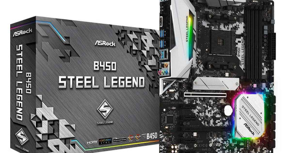 Buy Asrock B450 Steel Legend AM4 ATX AMD Motherboard ( B450 