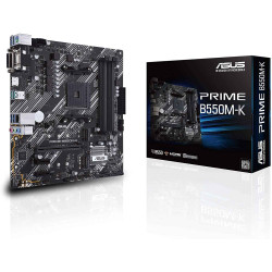 ASUS PRIME B550M-K AM4 AMD B550 SATA 6Gb/s Micro ATX AMD Motherboard ASUS PRIME B550M-K AM4 AMD B550 SATA 6Gb/s Micro ATX AMD Motherboard