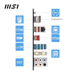 MSI PRO B650-S WIFI Socket AM5 DDR5 AMD ATX Motherboard MSI PRO B650-S WIFI Socket AM5 DDR5 AMD ATX Motherboard