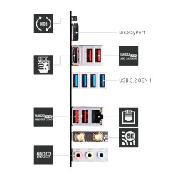 MSI PRO B650M-A WIFI Socket AM5 DDR5 Micro ATX AMD Motherboard MSI PRO B650M-A WIFI Socket AM5 DDR5 Micro ATX AMD Motherboard