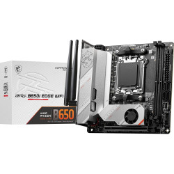 MSI MPG B650I EDGE WIFI AM5 AMD B650 DDR5 Mini ITX Motherboard MSI MPG B650I EDGE WIFI AM5 AMD B650 DDR5 Mini ITX Motherboard