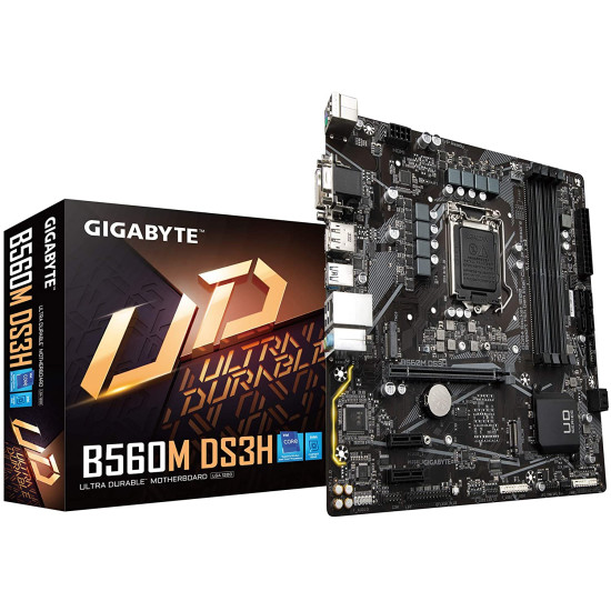 Buy GIGABYTE B560M DS3H LGA 1200 Intel B560 MICRO ATX Intel - Main Image
