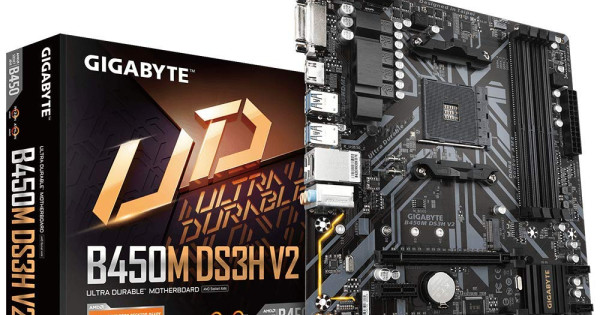 Buy GIGABYTE B450M DS3H V2 AM4 AMD B450 Micro ATX AMD Motherboard