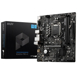 MSI B560M PRO-E LGA 1200 Intel B560 SATA 6Gb/s Micro ATX Intel Motherboard MSI B560M PRO-E LGA 1200 Intel B560 SATA 6Gb/s Micro ATX Intel Motherboard