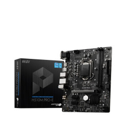 MSI H510M PRO E LGA 1200 Intel H510 SATA 6Gb/s Micro ATX Intel Motherboard MSI H510M PRO E LGA 1200 Intel H510 SATA 6Gb/s Micro ATX Intel Motherboard