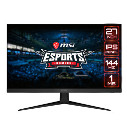 MSI Optix G271 27" Full HD 1920 x 1080 1ms DisplayPort AMD FreeSync Anti-Glare Frameless Design Backlit LED IPS Gaming Monitor MSI Optix G271 27" Full HD 1920 x 1080 1ms DisplayPort AMD FreeSync Anti-Glare Frameless Design Backlit LED IPS Gaming Monitor