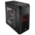 Corsair Carbide Series SPEC-01 RED LED Black ATX Mid Tower Gaming Computer Case 